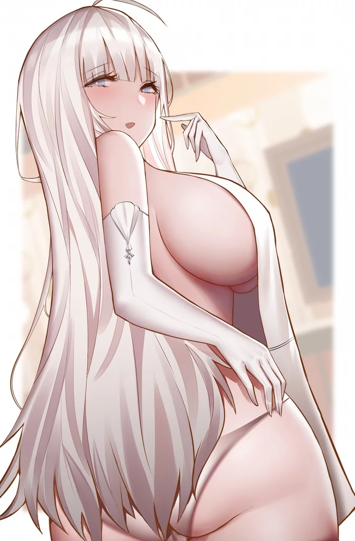 Illustrious - NSFW, Azur Lane, Illustrious (Azur Lane), Sugoi Dekai, Anime Art, Аниме, Арт