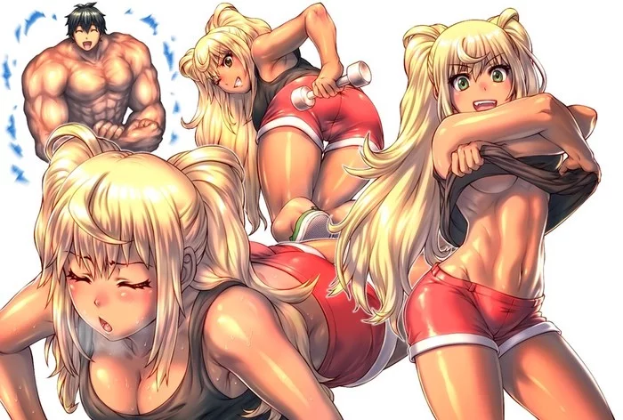 Anime Art - NSFW, Аниме, Anime Art, Danberu nan kiro moteru?, Sakura Hibiki