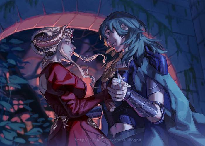 Hex ManiacFirst Dance DeviantArt, , , , , Fire emblem, Edelgard, Byleth