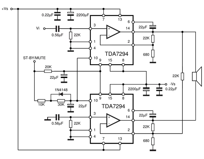 Bridged ULF on two TDA7294 chips - My, Amplifier, Unch, Layout, Longpost