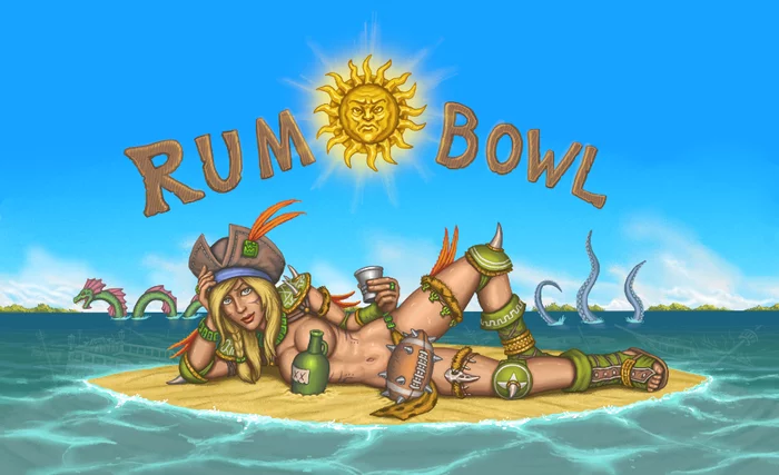 Rum bowl - NSFW, A20t43c, Warhammer Fantasy Battles, Amazon, Blood Bowl, Арт