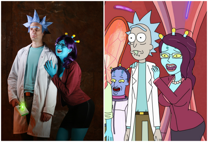 Rick Sanchez & Unity Cosplay by Saint Moon cosband   ,  , Unity, ,  , 