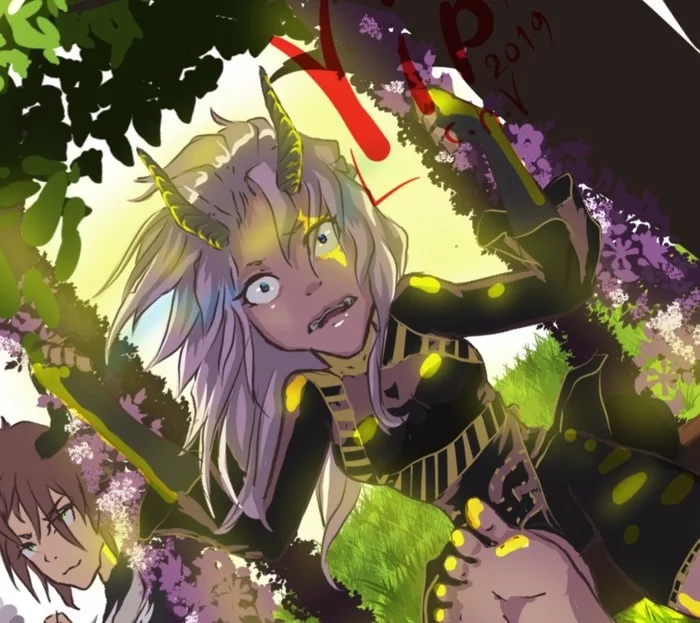 A small piece of spoiler for the new work) P.S. my ass on LD - My, Eldarya, Original character, Fantasy