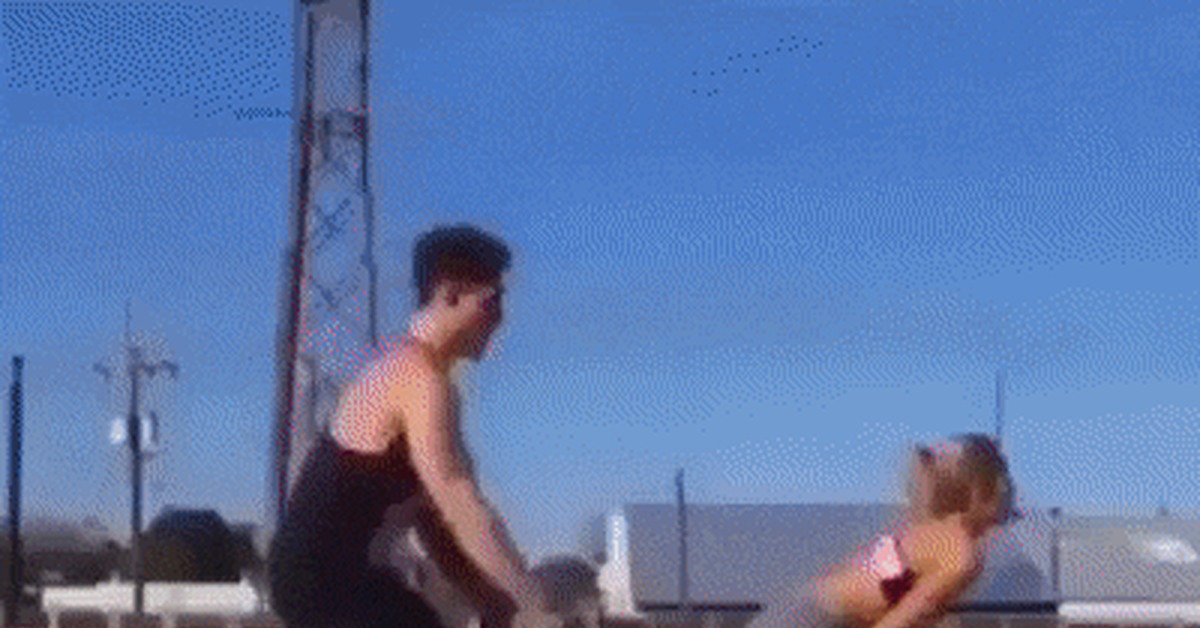 They honestly tried - GIF, Gymnastics, Exercises