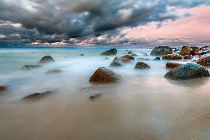 Baltic stones to your feed - My, Sea, Kaliningrad, Landscape, Beach, Nature, Longpost