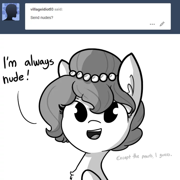 Send nudes - My little pony, Original character, Horse wife, Brownie Bun, Tjpones