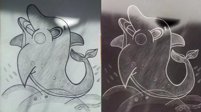 When there is nothing to do at the dacha in the summer (and you want to create!) - My, Pencil drawing, Treatment, Graphics editor, Images, Longpost