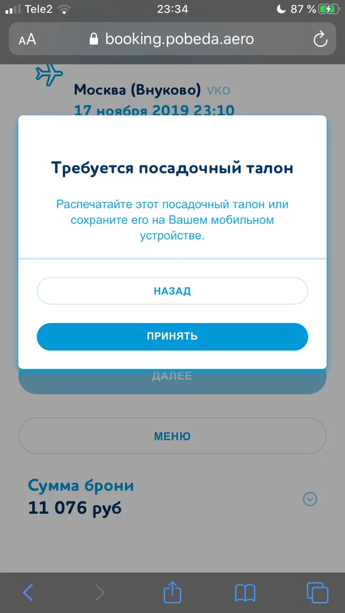 Авиакомпания победа и деньги любым способом - Моё, Авиакомпания победа, Обман клиентов, Длиннопост