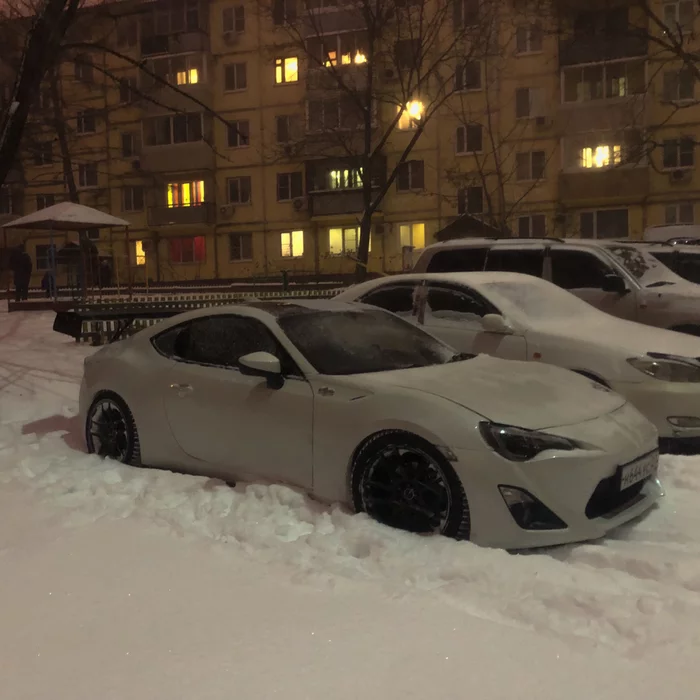 Where is the line? - My, Auto, Snow, Winter, Khabarovsk, Tinsmith's Day