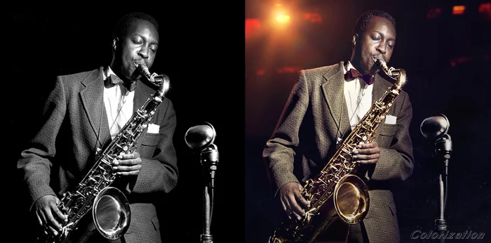 Hank Mobley - My, Colorization, Photoshop