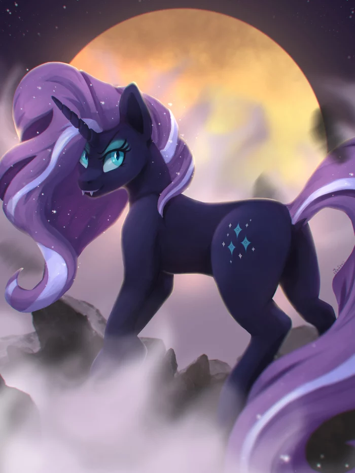 Nightmare Rarity - My Little Pony, PonyArt, Nightmare Rarity, Blackligerth