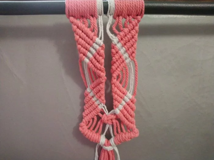 Macrame. DIY dress belt. - My, Macrame, Panel, Needlework without process