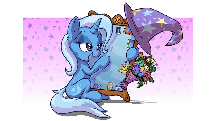 Love at first sight - My little pony, PonyArt, Trixie, Pirill-Poveniy