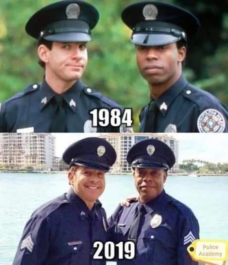 Police Academy 35 - Police Academy, Time flies, Movies, Actors and actresses, Celebrities, It Was-It Was