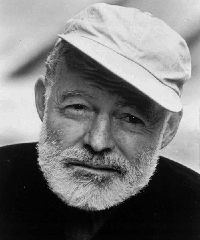 Ernest Hemingway is a man who defeated fate, but was broken by the system. - Ernest Hemingway, Writer, System, Society, Fate, A life, Autobiography, Text, Writers