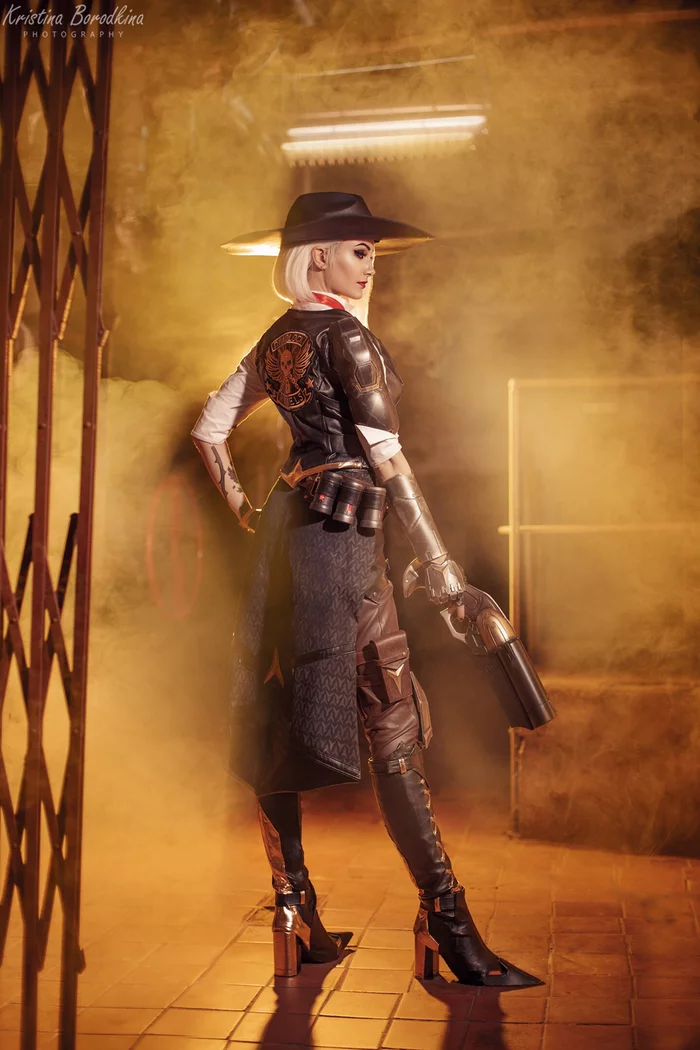 Ashe by Vixena Siren - Cosplay, Russian cosplay, Overwatch, Ashe, Video game, Beautiful girl, Cowboys, Longpost, Girls