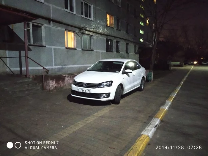 Parking on the sidewalk. - My, Неправильная парковка, Violation of traffic rules, Autoham, Longpost