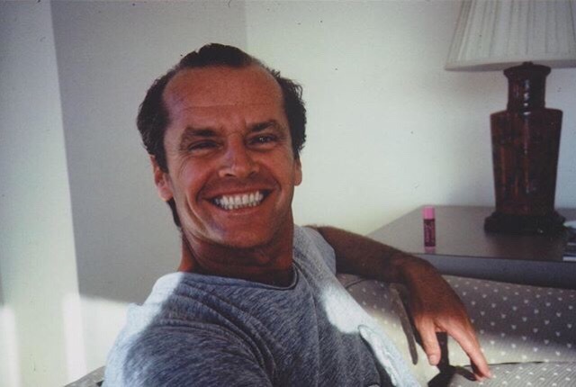 Jack Nicholson with his signature smile, 1973 and 2019 - Jack Nicholson, Actors and actresses, Celebrities, The photo, It Was-It Was