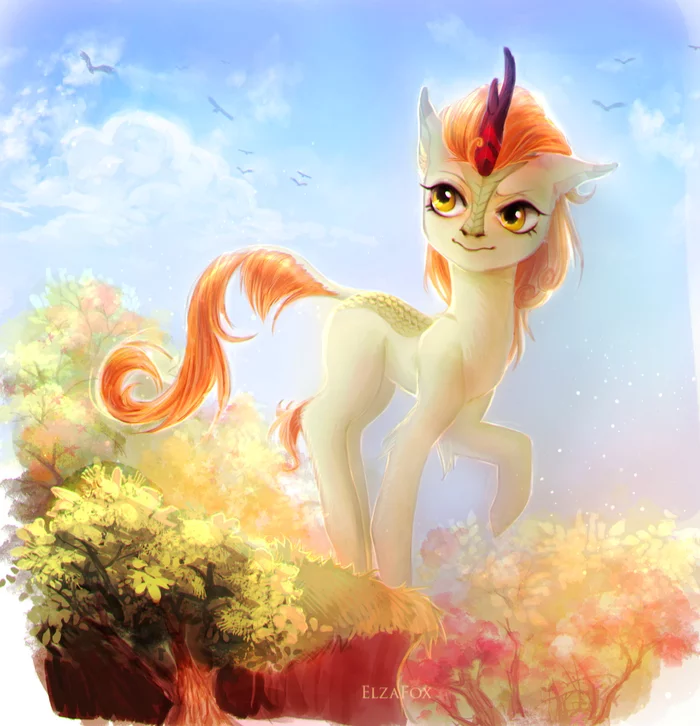 Autumn Blaze - My little pony, MLP Kirin, Autumn blaze, Art