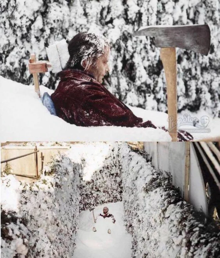 900 tons of salt and crushed foam were used to create the snow maze set in the film The Shining (1980) - Film details, Shining stephen king, Translated by myself