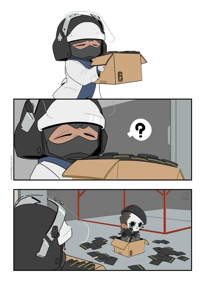 CavInBox - Tom clancy's rainbow six siege, Caveira, Doc, Milota, Comics, Longpost