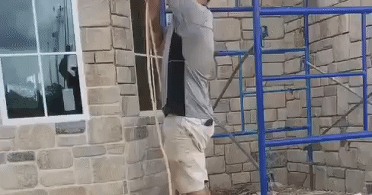Oh you gravity - GIF, Building, Elevator, Fail