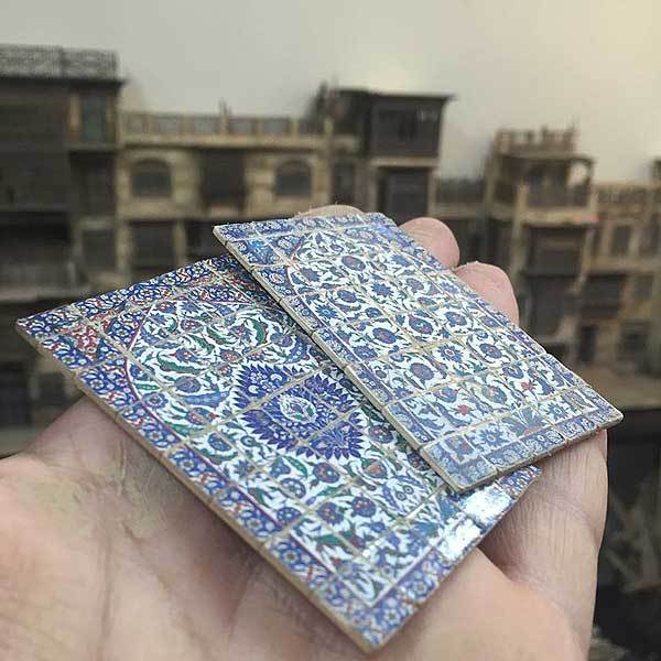 Stunning miniature art from Syrian artist Abdulrahman Ida... - Artist, Miniature, Modern Art, Handmade, The street, House, Old city, Longpost