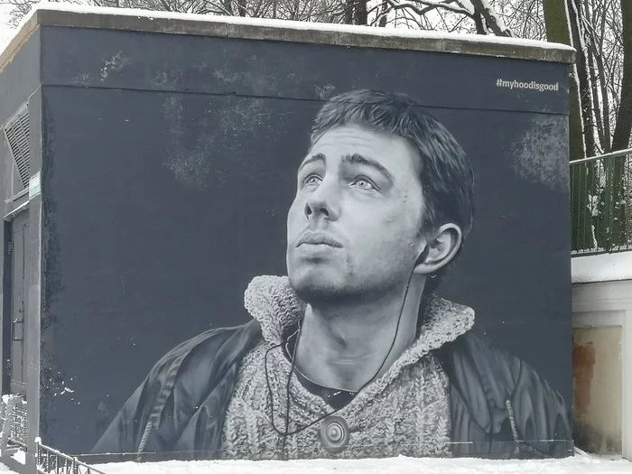 Bodrov in St. Petersburg - Sergey Bodrov, Saint Petersburg, Graffiti