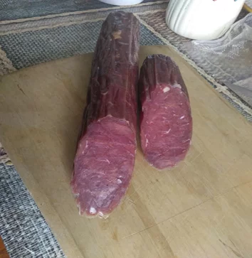 A post about bresaole, gratitude and sausage! - My, Raw dried meat, Homemade sausage, Longpost, Recipe, Food