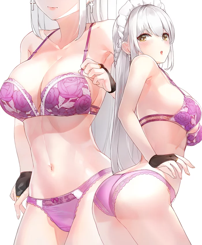 Original art - NSFW, Anime, Anime art, Original character, Underwear, Booty, Breast, Bra, Pantsu