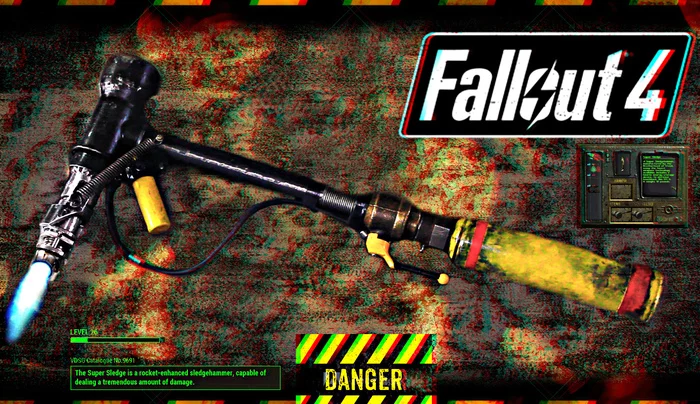 Jet Hammer Fallout 4 - My, Fallout 4, Red technology industries, Post apocalypse, Video, Longpost