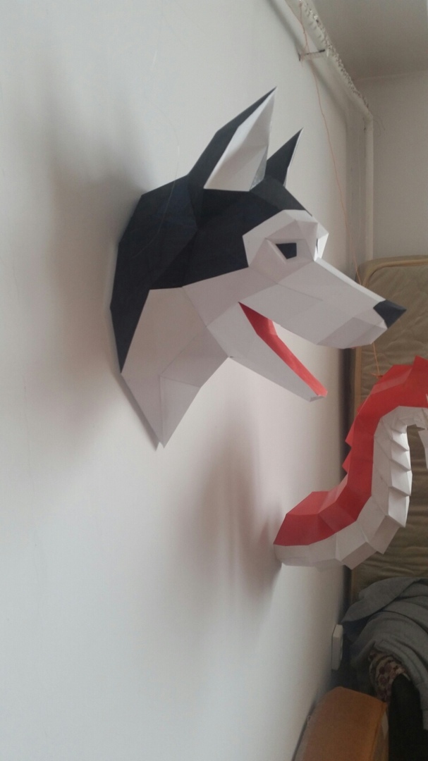 My papercraft works - My, Papercraft, Pepakura, Doberman, Shapes, Longpost, Paper modeling