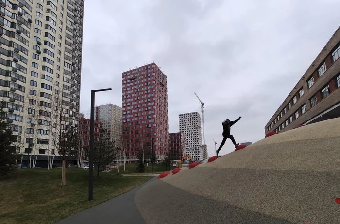 New sleeping areas - My, The photo, Moscow, Playground, New building