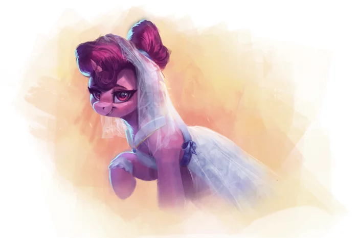 Wedding Belle - My little pony, PonyArt, Sugar Belle, Vanillaghosties