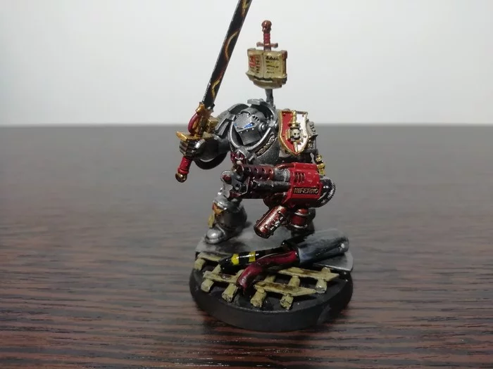 Gray knight - My, Gray knights, Wh miniatures, Painting miniatures, Longpost, Warhammer 40k