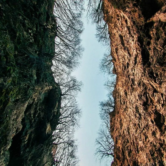 Reflection in the river or the sky above? - Sky, River, Sight