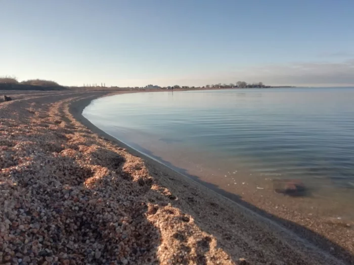 Sea of ??Azov - My, Azov sea, Winter, Dolzhanskaya, Video, Longpost, Nature