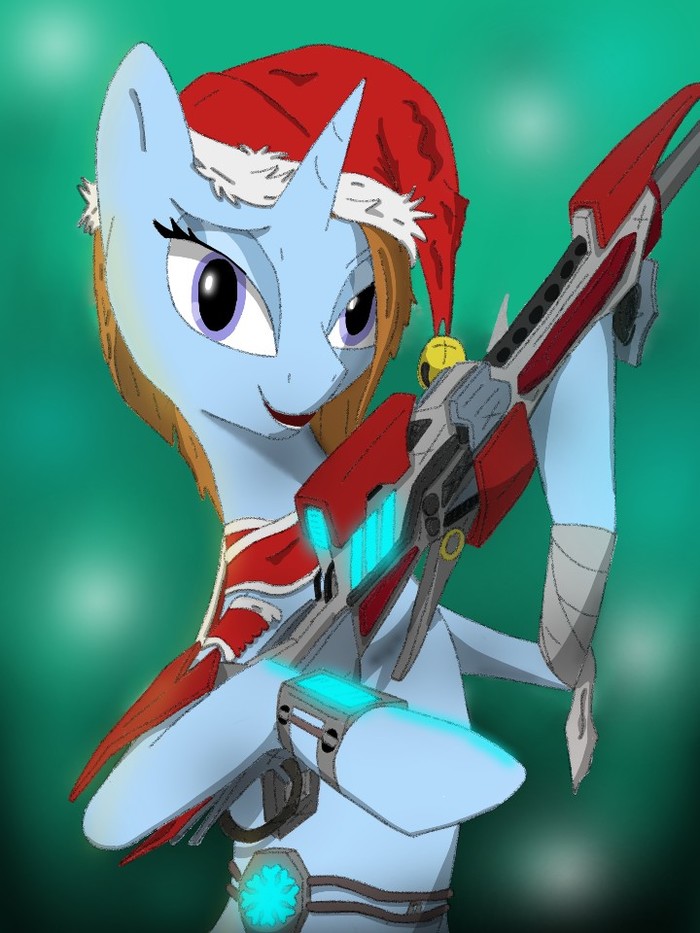 Новогоднее настроение, почему бы не нарисовать пони?