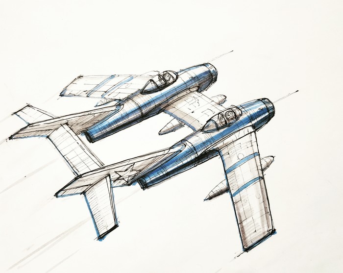 Twin Mig 15bis. "Fagot" x2. Sekret project of cold war