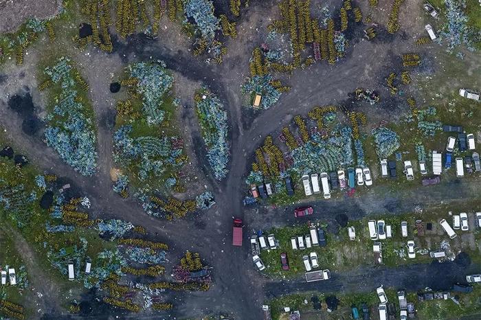 Гигантские велосипедные кладбища показали с дрона Китай, Велосипед, Свалка, Длиннопост, Природа Гигантские велосипедные кладбища показали с дрона Китай, Велосипед, Свалка, Длиннопост, Природа