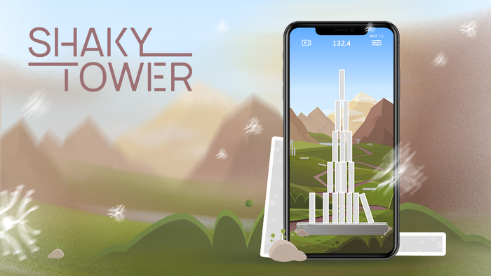 Новая бесплатная игра в Google Play "Shaky Tower"