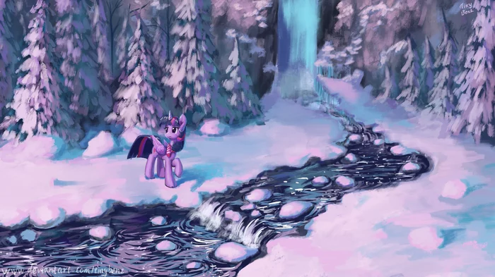 Winter - My little pony, PonyArt, Twilight sparkle, Tinybenz