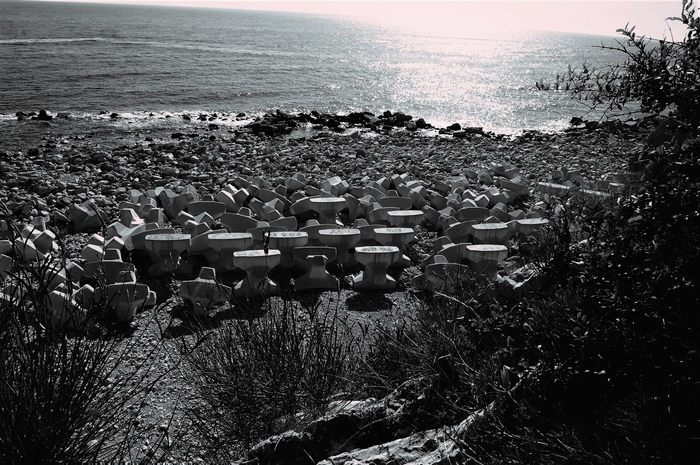 On the last shore... - My, Montenegro, The photo, Black and white