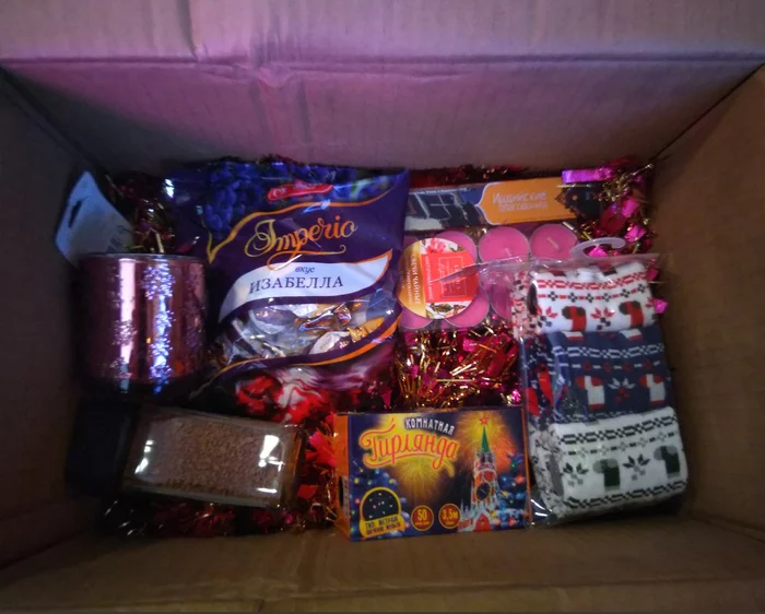 A gift for me from Anonymous Santa Peekaboo - My, Secret Santa, New Year's gift exchange, Longpost, Gift exchange, Gift exchange report