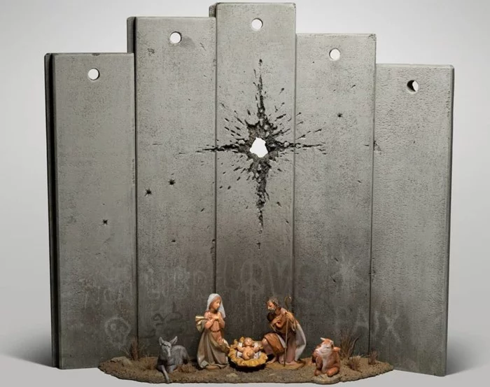 Scar of Bethlehem - Jesus Christ, Banksy, With meaning, Interesting, Installation, Art
