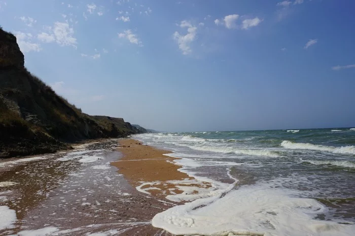 Sea of ??Azov - My, Sea, Azov sea, The sun, The photo