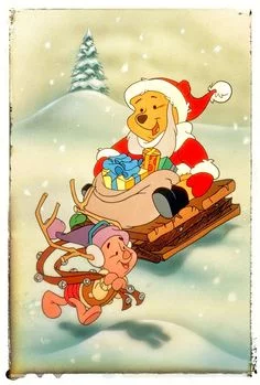 How Winnie the Pooh worked part-time at Frost's - My, New Year, Story, Writing, Winnie the Pooh, Piglet