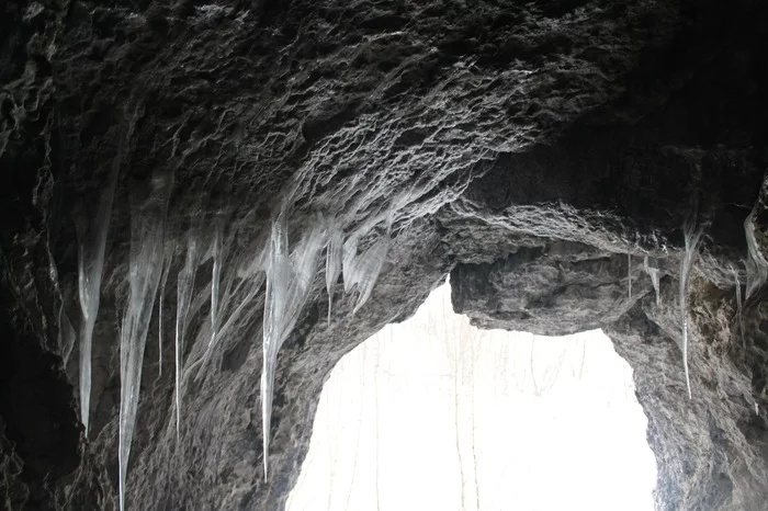 Cave in Mendim. Bashkortostan - My, Caves, Ice Caves, Abandoned villages, cave, Longpost