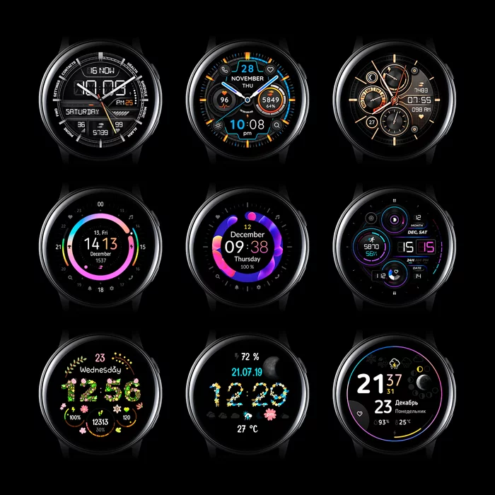 My work for six months. Dials for smart watches - My, Samsung, Clock face, Design, Clock, Watchface, Smart watch, Longpost