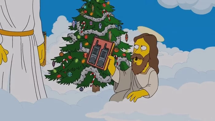 Simpsons for every day [December 25] - The Simpsons, Every day, Christmas, Jesus Christ, Longpost